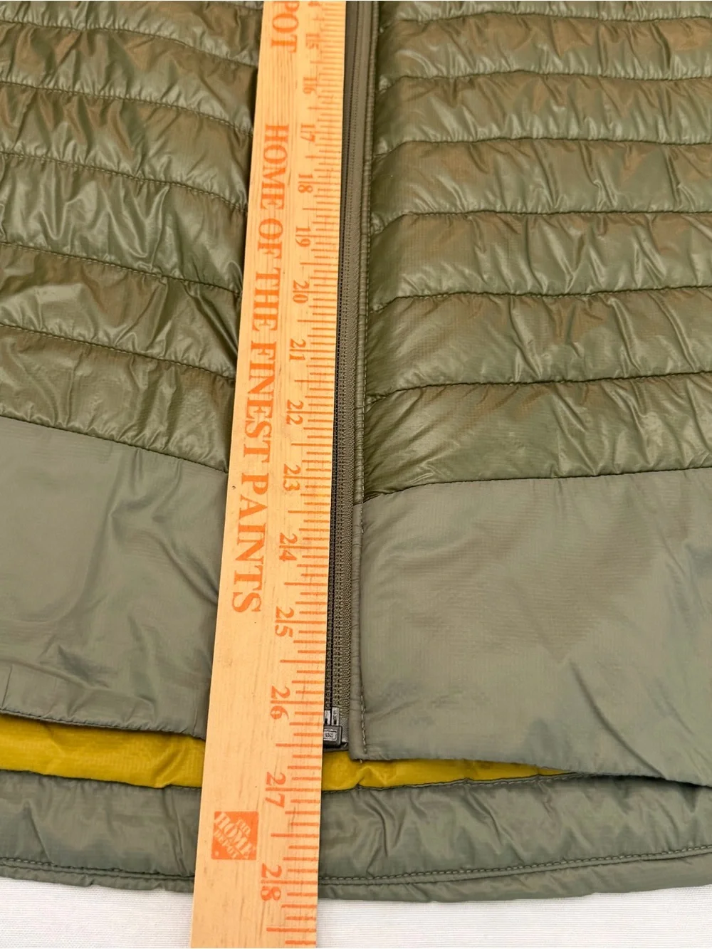 Mountain Hardwear Ghost Shadow Hooded Jacket Mens M Olive PrimaLoft Insulated Fu